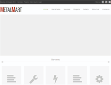 Tablet Screenshot of metalmart.ca