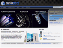 Tablet Screenshot of metalmart.com